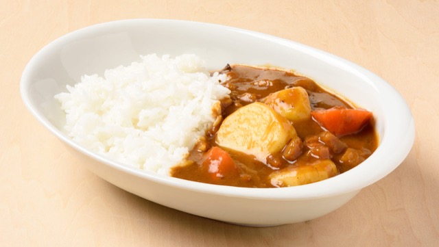 カレー：煮くずれしにくい粘質系の品種が合う