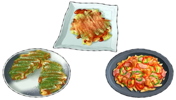 ホットプレートでお好み焼き＆ピザのレシピ