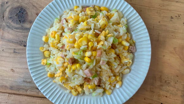 とうもろこしチャーハン